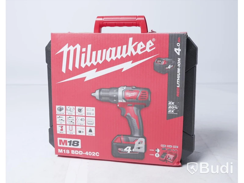 Skruvdragare - Milwaukee M18 BDD-402c. Nypris ca 3000 kr. Ny, Obruten förpackning.