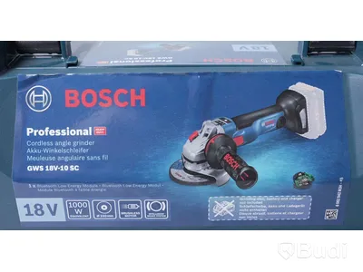 Vinkelslip - Bosch GWS 18V-10 C. Nypris ca 2000 kr. Ny.