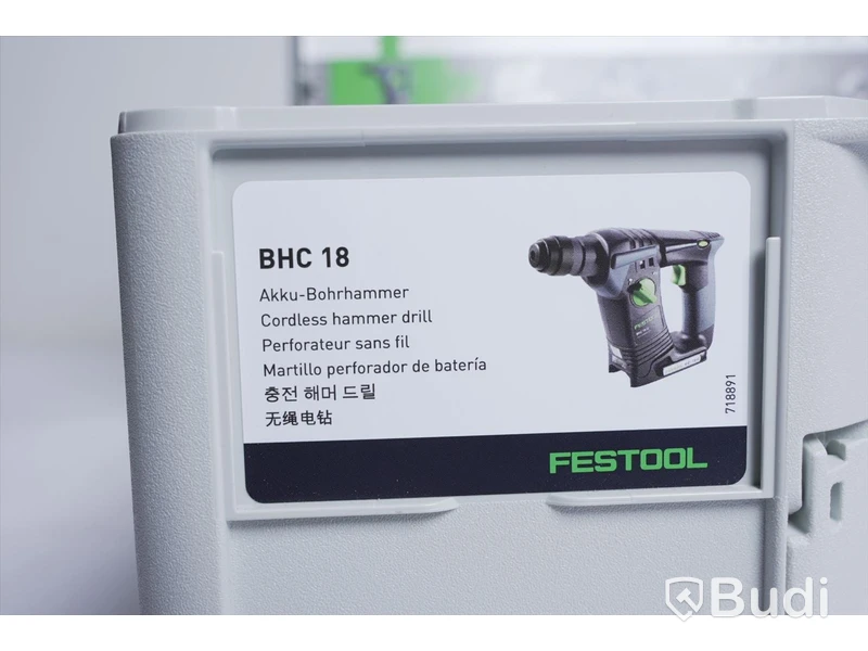 Borrhammare - FESTOOL BHC 18 Basic-4.0. Ny.