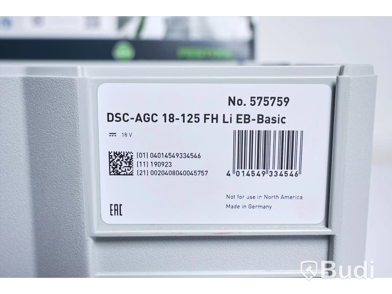 Diamantkap - FESTOOL DCG-AGC 18. Ny.