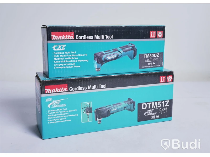 2st multiverktyg - Makita DTM51Z samt TM30DZ Cordless Multi Tools