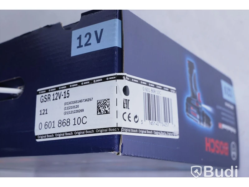 Skruvdragare - Bosch GSR 12V-15. Ny, Obruten förpackning.