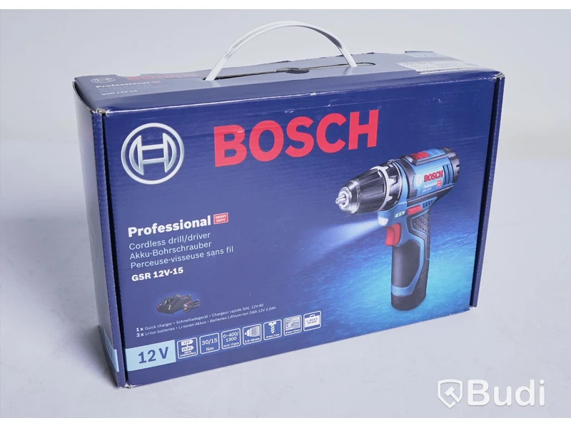 Skruvdragare - Bosch GSR 12V-15. Ny, Obruten förpackning.