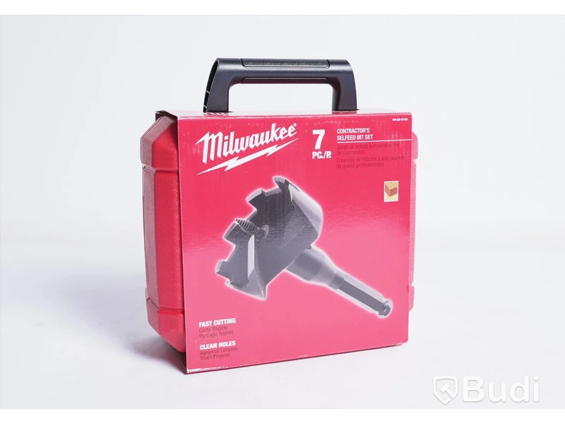 Borrsats - Milwaukee 49-22-0130 Contractors Selfeed Bit Set, 7-delar. Ny, Obruten förpackning.