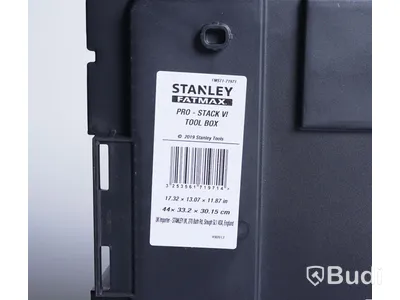 2st verktygslådor - Stanley Fatmax Pro Strack VI, djup låda. Nya.