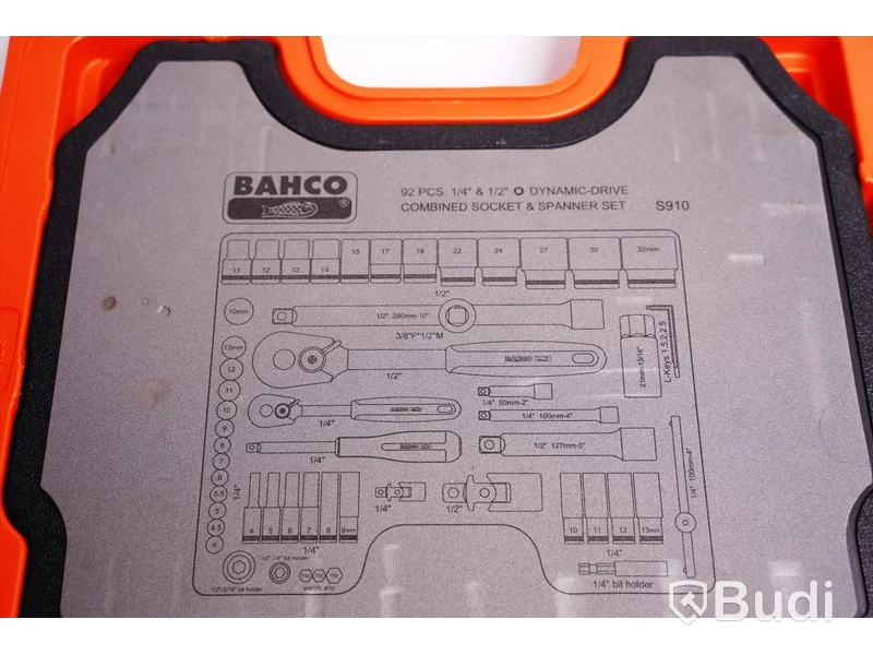 Bacho S910, hylsnyckelsats