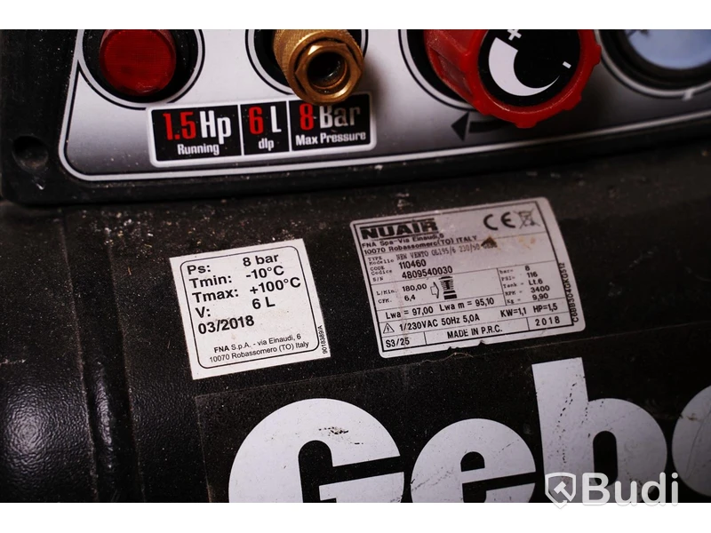 Kompressor Gebe 1500HK 6L