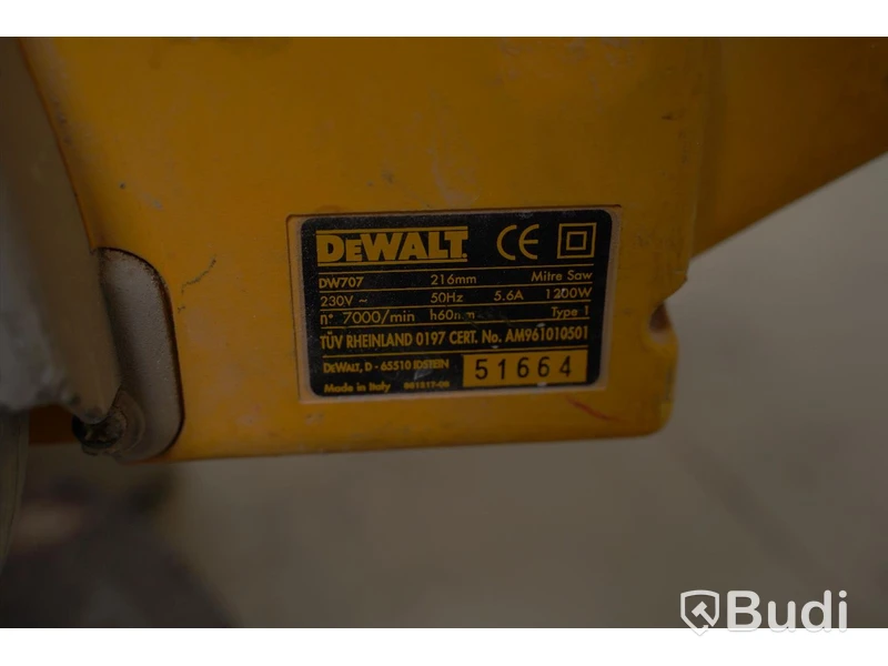 Kap och geringssåg Dewalt DW707