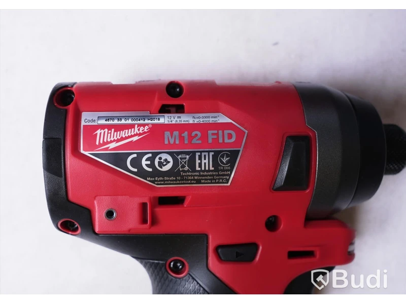 Slagskruvdragare - Milwaukee M12 FID. Ny.