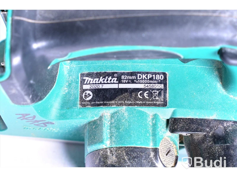 Hyvel och slipmaskin - Makita DKP180 och DBO180. OBS! Saknar batteri.