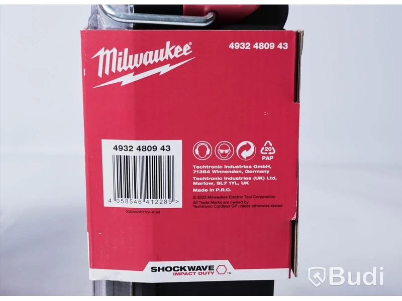 Krafthylssats samt 3st verktygslådor - Milwaukee Packout 4932480943, 1/2" 16-delar samt 3st verktygslådor, se beskrivning. Ny.