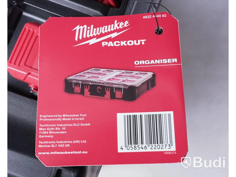Krafthylssats samt 3st verktygslådor - Milwaukee Packout 4932480943, 1/2" 16-delar samt 3st verktygslådor, se beskrivning. Ny.