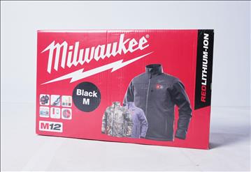 Värmejacka - Milwaukee M12 HJBL5-0 S, svart, stl M. Ny.