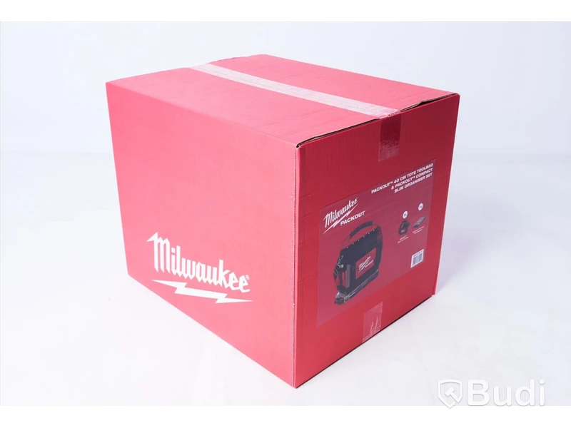 Verktygsväska - Milwaukee Packout Set, 40cm Tote Toolbag samt Compact Slim Organiser. Nypris ca 1.200 kr. Ny, Obruten förpackning.
