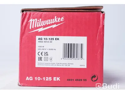Vinkelslip - Milwaukee AG 10-125 EK. Ny.