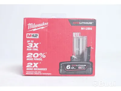 Batteriladdare samt 2st batterier - Milwaukee M12 C4 laddare samt M12B2 och M12B6. Nypris ca 2700 kr. Ny. OBS! allt nytt utom batteri utan förpackning