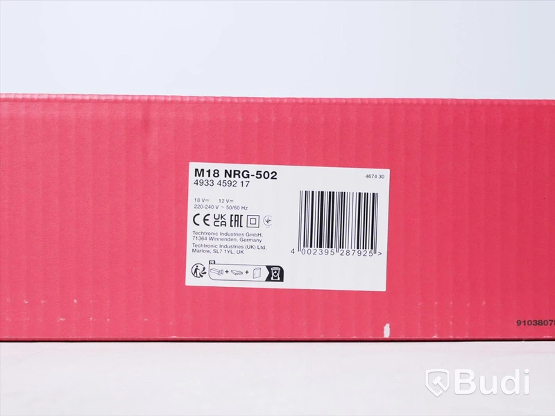 Laddpaket - Milwaukee M18 NRG-502. Nypris ca 2500 kr. Ny, Obruten förpackning.