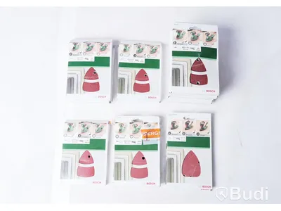 Parti med div slippapper - Bosch, se bilder. Totalt värde ca 1200kr. Ny.