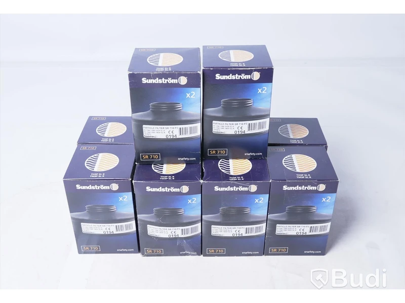 Partikelfilter, 10st paket - Sundström SR 710, 2-pack. Totalt värde ca 1500kr. Ny.