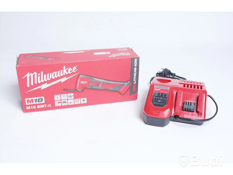 Multiverktyg samt laddare - Milwaukee M18 BMT-0 multiverktyg samt M12-18FC laddare. Totalt värde ca 2800 kr. Ny. OBS! batteri ingår ej
