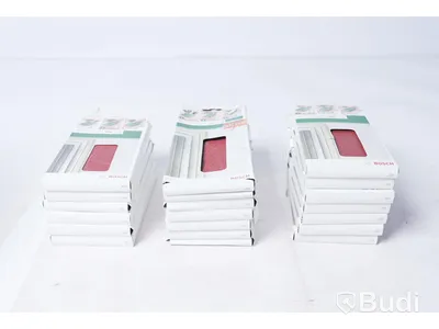 Slippapper, 20st - Bosch 10-hålat 93x185mm, 10-pack. Se bilder. Totalt värde ca 1500. Ny.