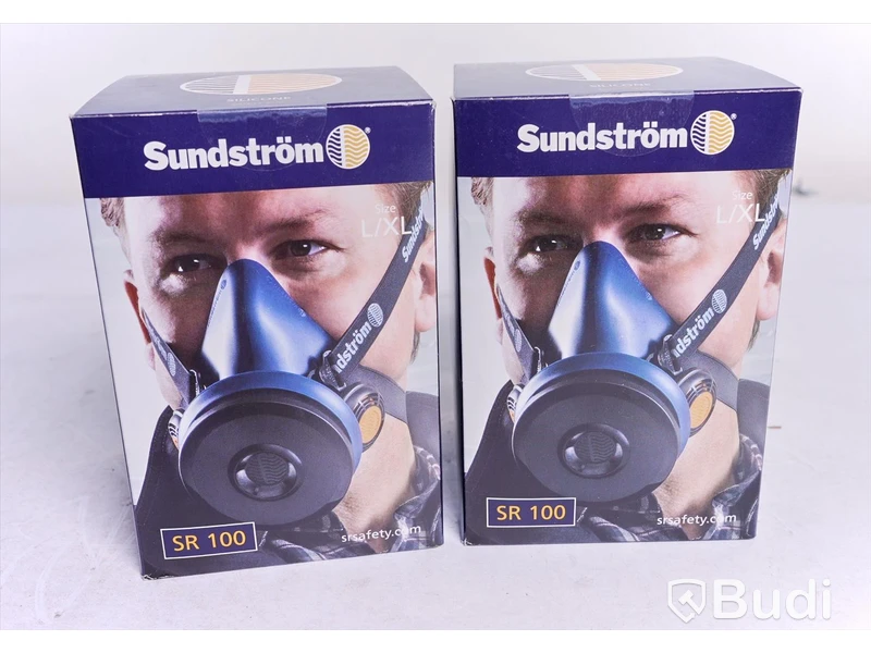 Halvmask, 2st - Sundström SR 100 stl L/XL. Ny, Obruten förpackning.