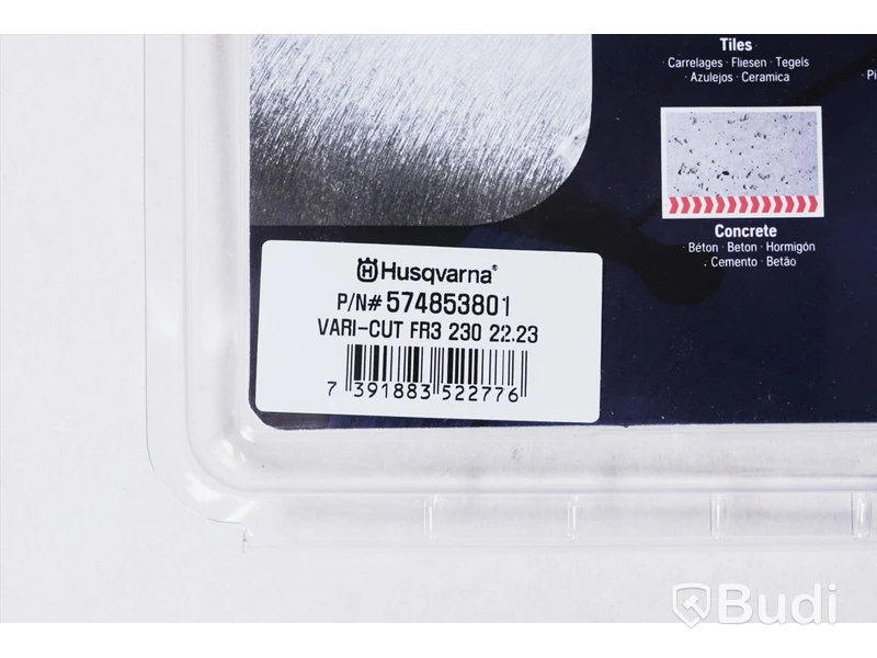 Kapskivor, 2st - Husqvarna Vari-Cut FR3 diameter 230mm. Totalt värde ca 2400kr. Ny.