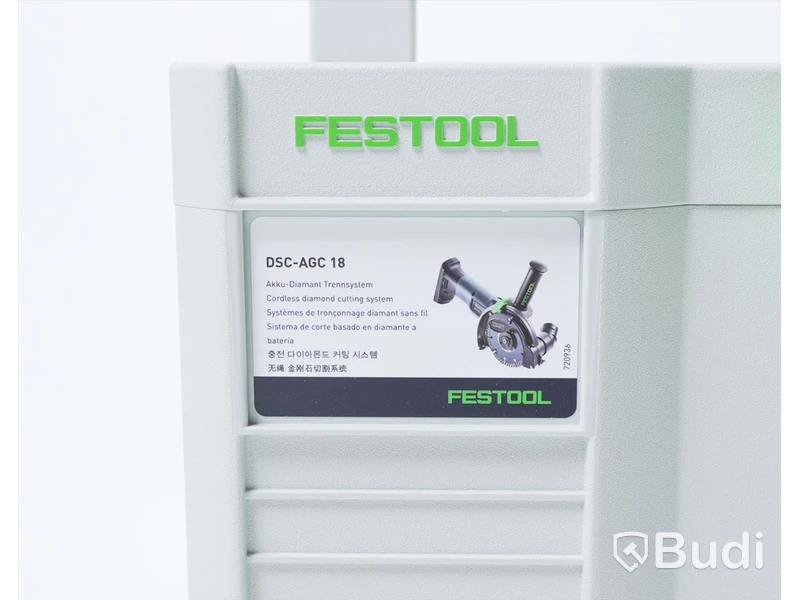 Diamantkap - Festool DSC-AGC 18-125 FH EB-Basic. Ny.