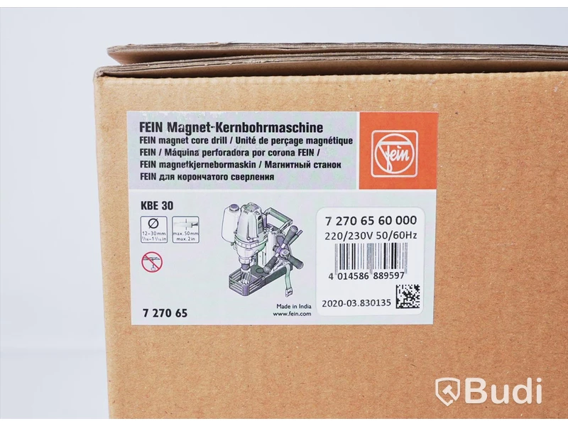 Magnetborrmaskin, kärnborrmaskin - Fein KBE 30. Ny.