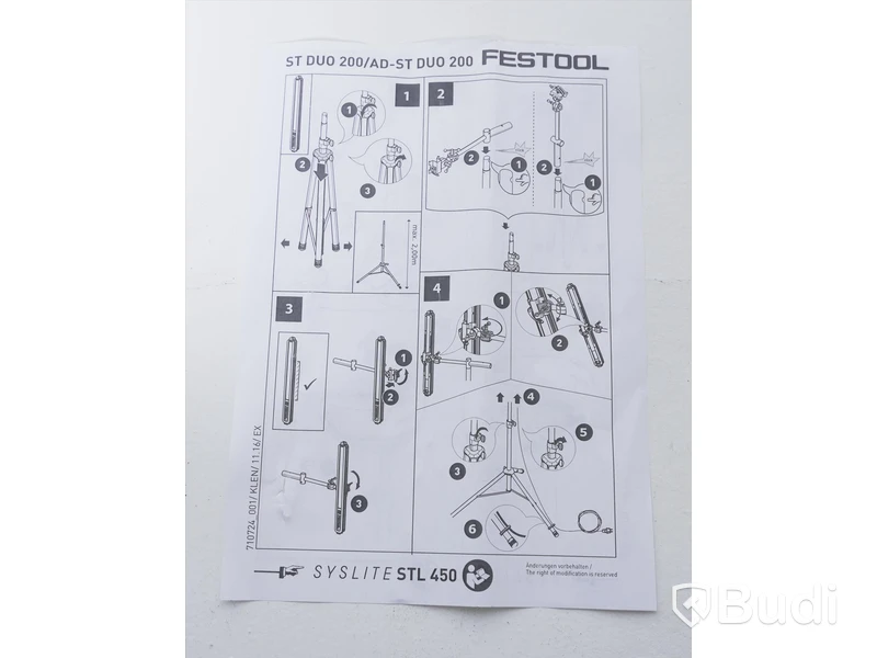 Stativ - Festool ST DUO 200. Nypris ca 2000 kr. Ny.