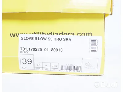 Skyddsskor - Diadora Utility Glove II S3 HRO SRA, stl 39 samt iläggssulan Ironman All Sport. Ny.