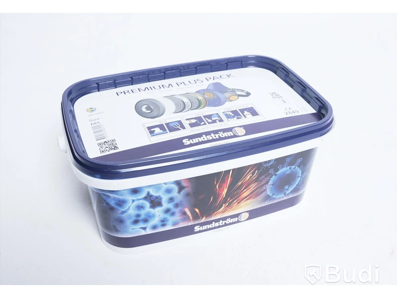 Halvmask komplett paket - Sundström SR100 Premium Plus Pack, stl M/L. Ny, Obruten förpackning.