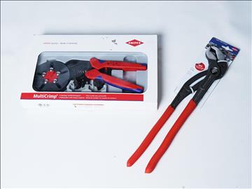 1 st crimptång samt 1 st polygriptån - Knipex 97 33 01 MultiCrimp samt Cobra XL. Ny.