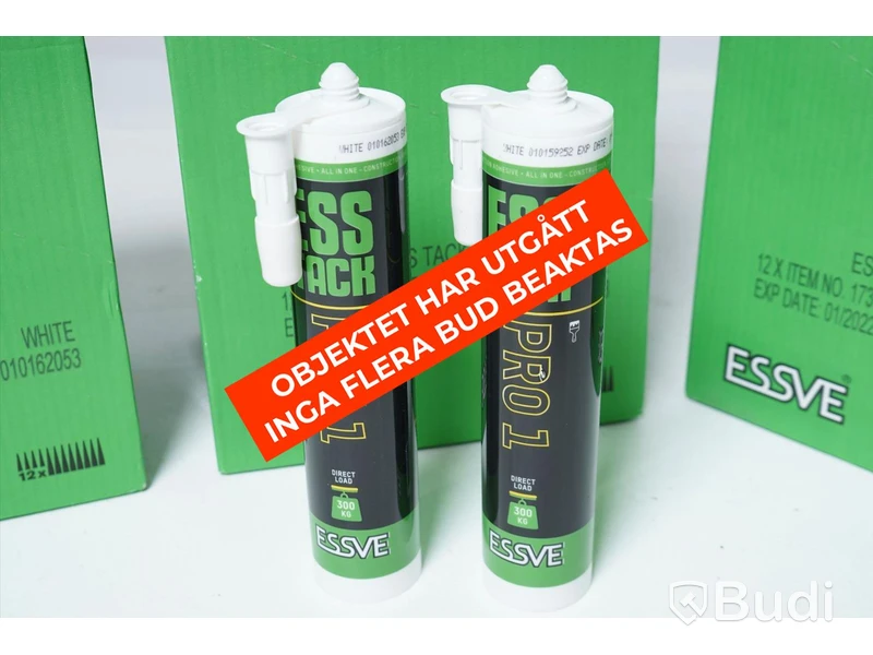 Parti med montagelim - Essve ess tack pro1 white, 290ml. 31st.