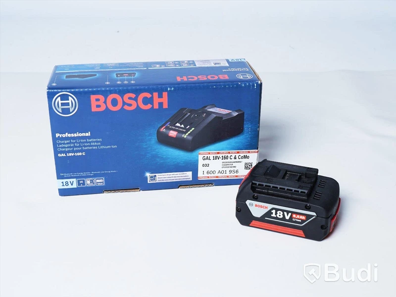 1 st batteriladdare - Bosch Professional 18V System GAL 18V-160 C samt 1 st batteri Bosch 18 v 6Ah. Totalt ord. pris ca: 1849 kr. Ny.