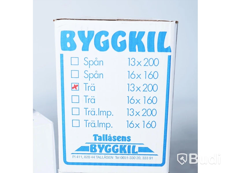 5st 200-pack kil - Tallåsens byggkil, trä 13mm. Ny, Obruten förpackning. Totalt ord. pris ca: 1495 kr