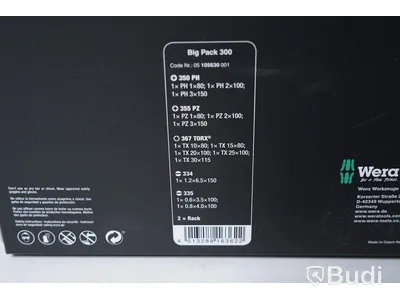 Skruvmejselsats - Wera kraftform big pack 300, 14 delar. Nypris cirka: 1000kr.