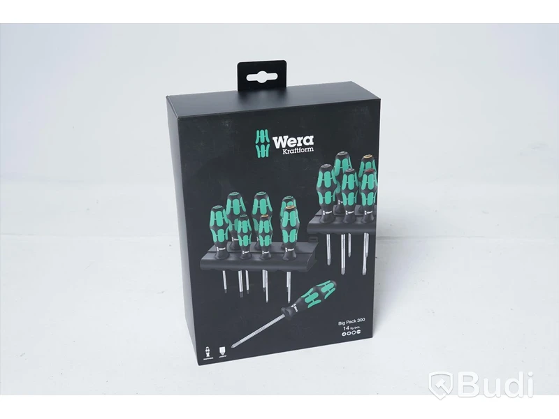 Skruvmejselsats - Wera kraftform big pack 300, 14 delar. Nypris cirka: 1000kr.