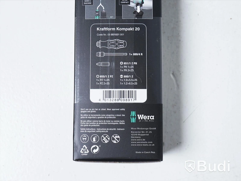 Diverse bitsverkyg - Wera. Totalt värde ca: 2800 kr. Ny, Obruten förpackning.