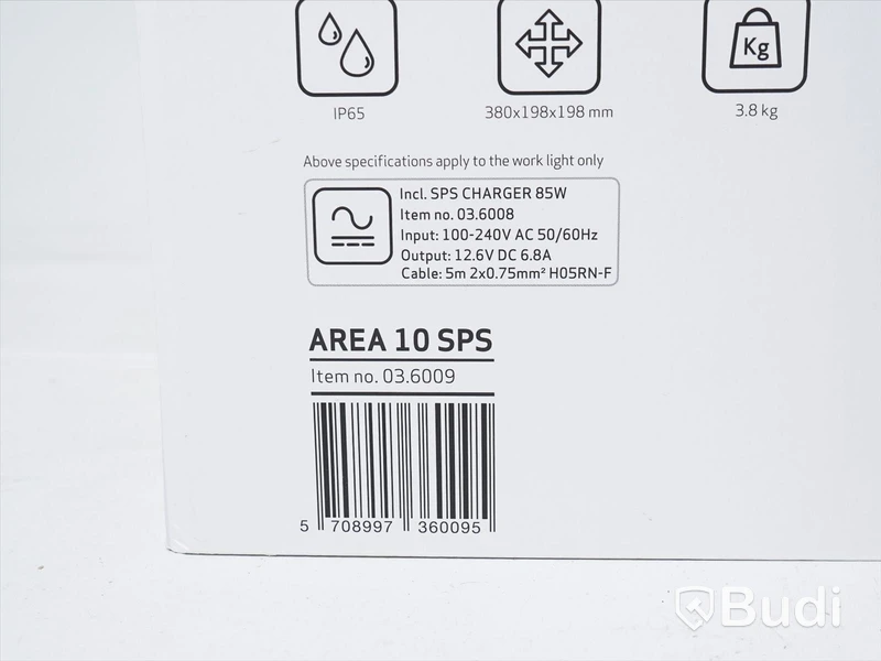 Arbetslampa - Scangrip Area 10 SPS. Nypris ca 5000 kr. Ny.
