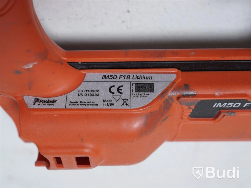 Dyckertpistol - Paslode IM50 F18 Lithium, OBS! batteriladdare saknas