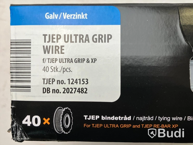 2 st najtråd 40-pack - TJEP Ultra Grip Wire, totalt värde ca: 3600 kr