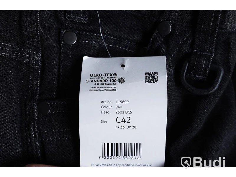 Arbetsbyxa, 4st - Fristads, se beskrivning nedan för modell och storlek. Totalt värde ca: 4500 kr. Ny.