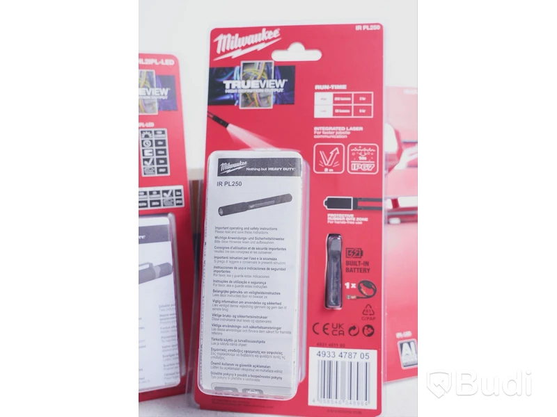 Pannlampa & Laserpekare - Milwaukee HL2 LED (2), Milwaukee IPL-LED (1)