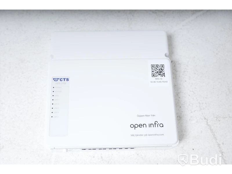 6 st. Fiberboxar & 3 st Fiberuttag - Open Infra