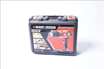Varmluftspistol – Black & decker 2000W inkl. tillbehör.