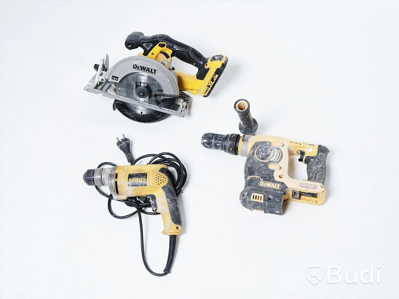 Verktygspaket DeWalt - se beskrivning, OBS! endast ett batteri medföljer