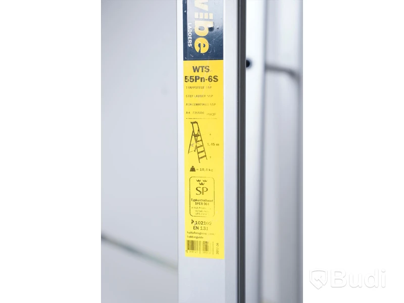 Trappstege – Wibe, 2 st WTS 55Pn-6S, 1 st WTS 55Pn-8S.