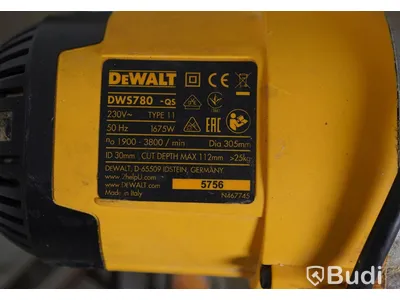 Kap- och gersåg. Dewalt DWS780.