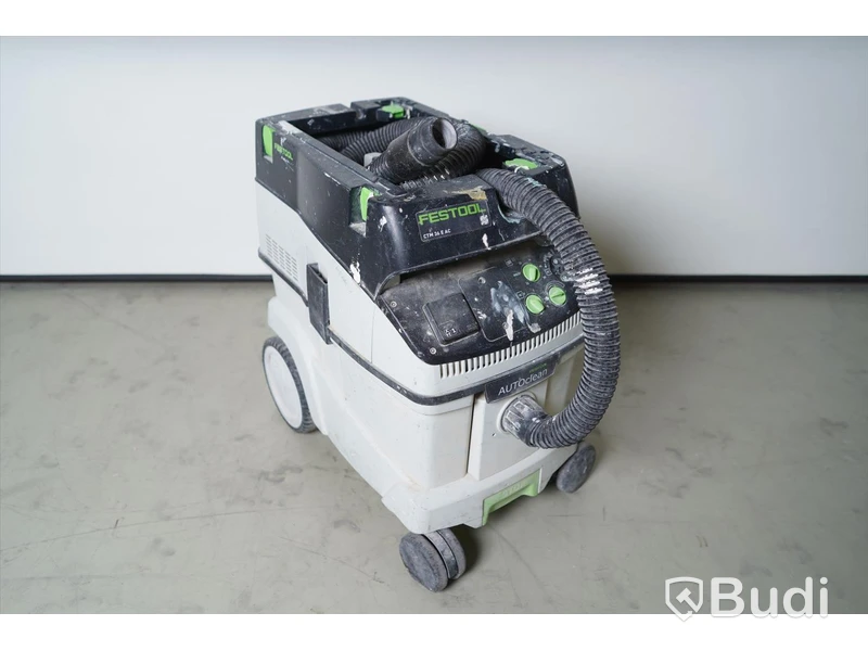 Dammsugare, Festool CTM 36 E AC med tillhörande munstycken. Ej funktionstestad.